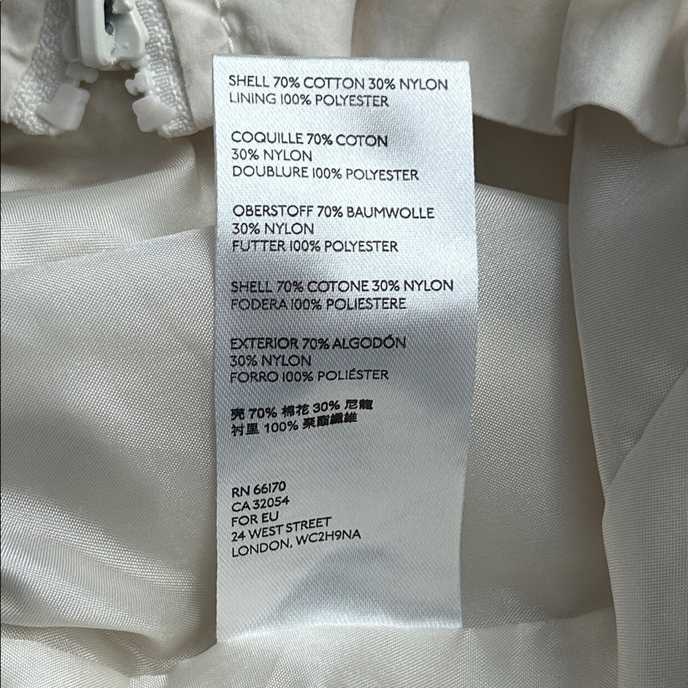 Free People Ivory Shell Cargo Utility Skirt Size XS TP zip front - Picture 10 of 12
